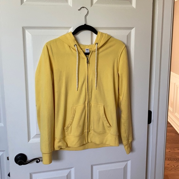 Yellow old navy zipup - Picture 2 of 4
